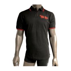 TAGADA JONES - POLO Homme Noir/Rouge Brodé